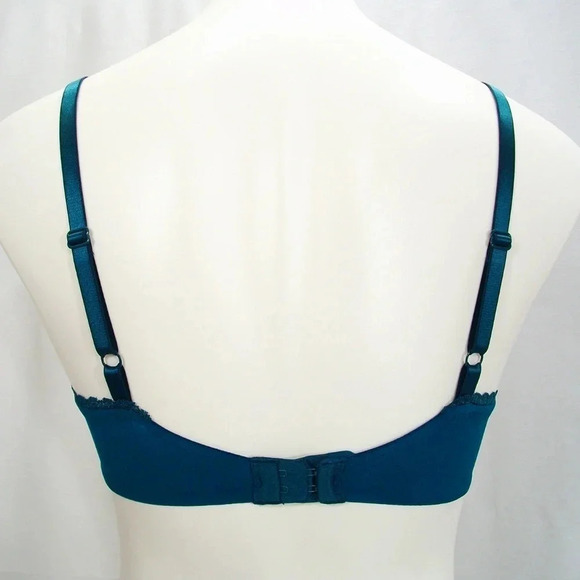 34B Felina 110789 Marielle Full Busted UW Bra Deep Teal NWT - Picture 4 of 9